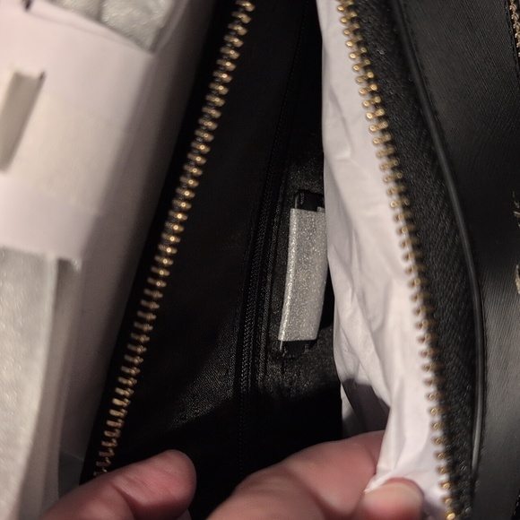 Kate Spade Large Sadie Crossbody Bag Black Saffiano Leather - Picture 12 of 12